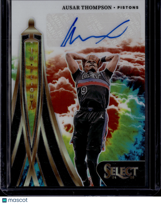 2024-25 Panini Select In Flight Ausar Thompson #IFS-ASR Autograph 08/25
