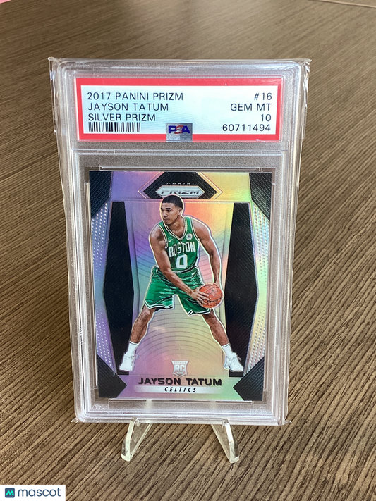 2017 Panini Prizm Jayson Tatum #16 Silver PSA 10
