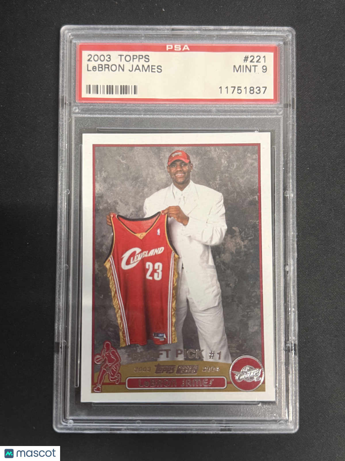 2003 Topps LeBron James #221 PSA 9