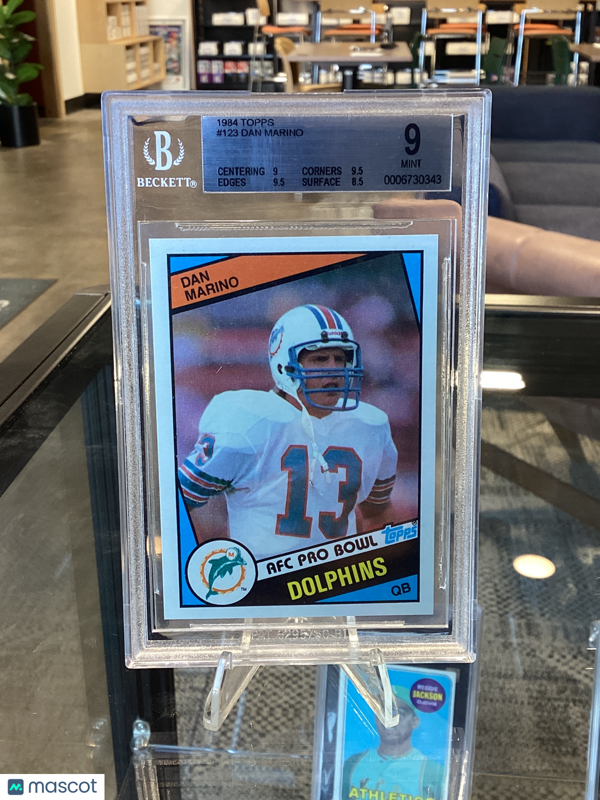 1984 Topps Dan Marino #123 BGS 9