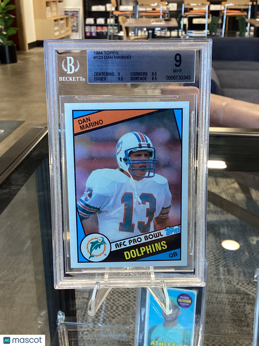 1984 Topps Dan Marino #123 BGS 9