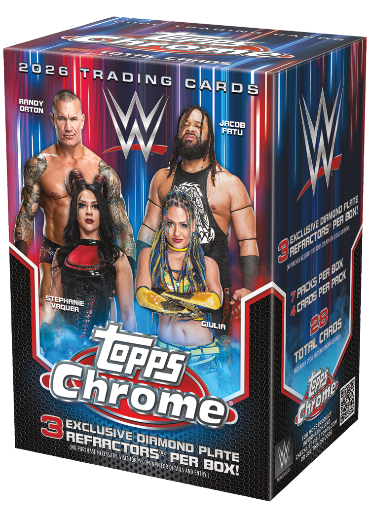 2026 Topps Chrome WWE Wrestling Blaster Box