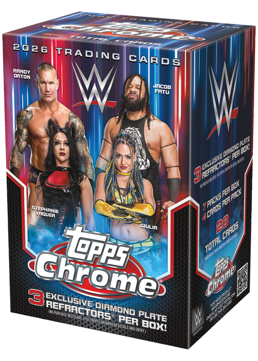 2026 Topps Chrome WWE Wrestling Blaster Box