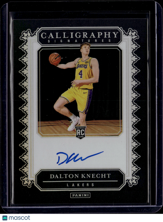 2024 Panini Calligraphy Signatures Dalton Knecht #CAL-KNE RC