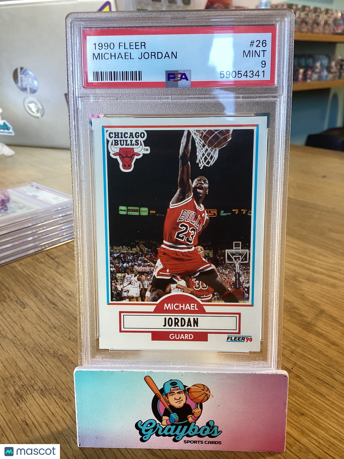 1990 Fleer Michael Jordan #26 PSA 9