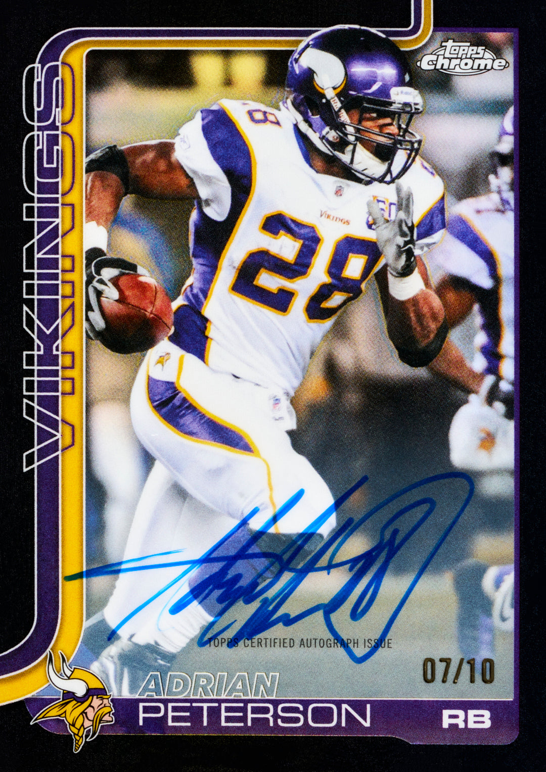 2025 Topps Chrome Football Hobby Box