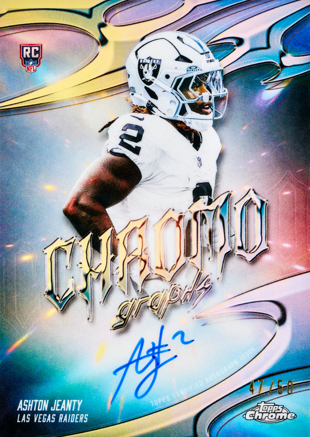 2025 Topps Chrome Football Hobby Box