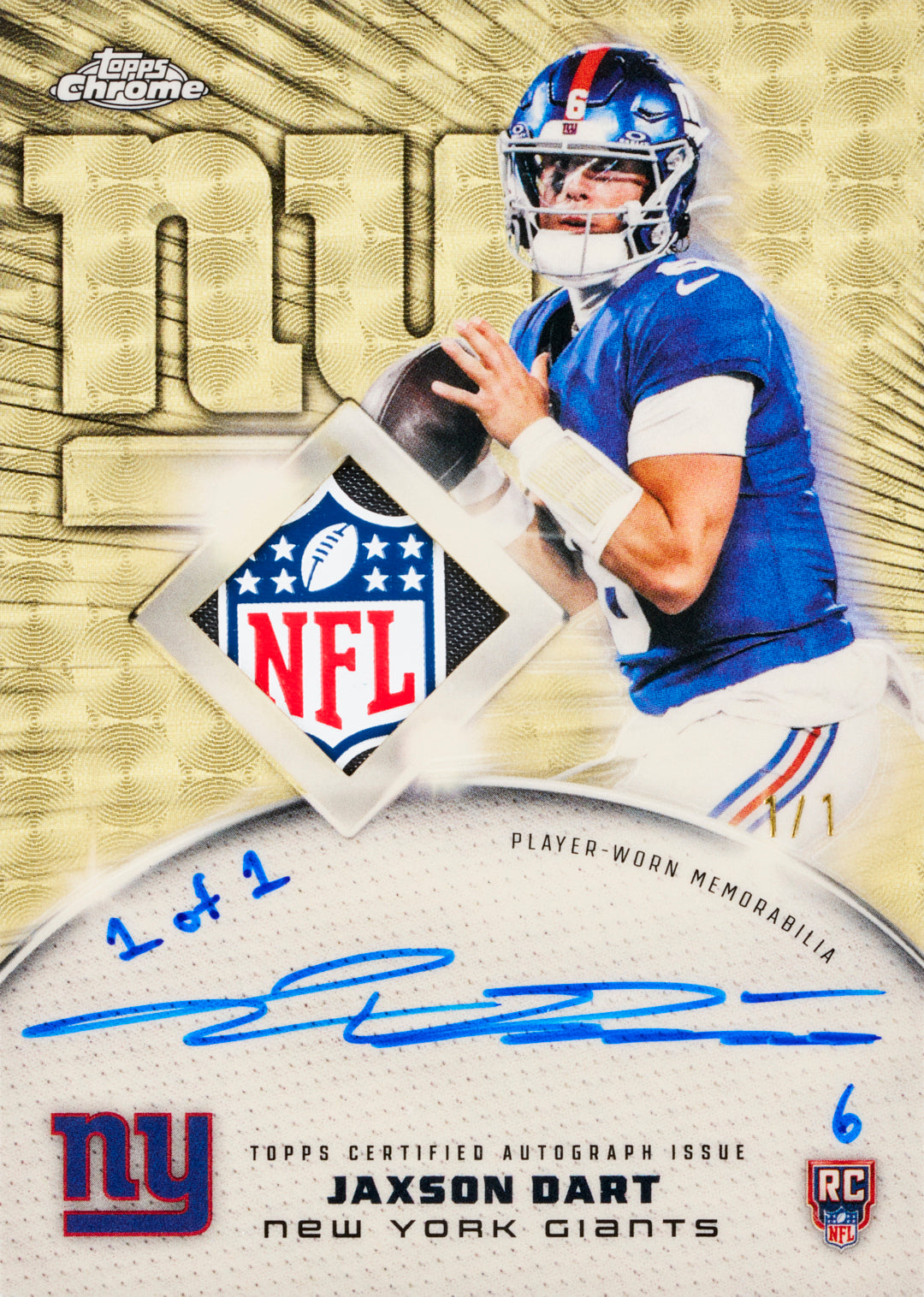 2025 Topps Chrome Football Hobby Box