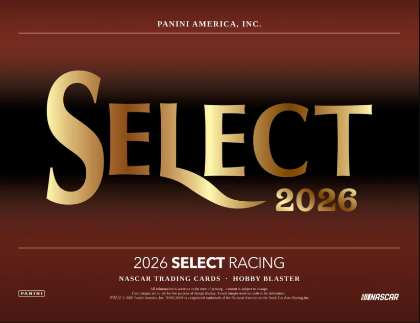 2026 Panini Select NASCAR Racing Hobby Blaster Box