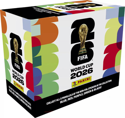 2026 Panini FIFA World Cup Soccer Sticker 25-Pack
