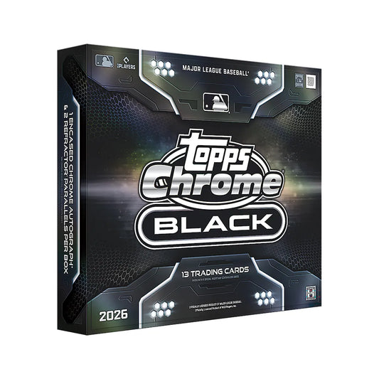 2026 Topps Chrome Black Baseball Hobby Box