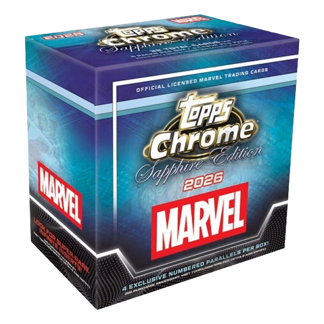 2026 Topps Marvel Comics Chrome Sapphire Edition Box