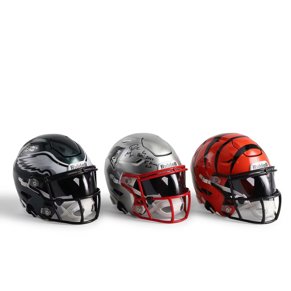 2026 Under Wraps Autographed NFL Mid-Size Helmets - Single Mystery Box