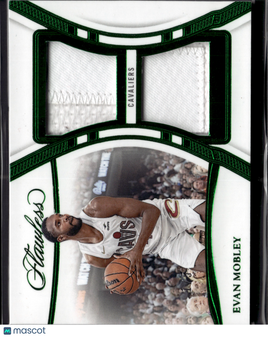 2024 Panini Flawless Evan Mobley #FDP-MOB Patch /5 SSP