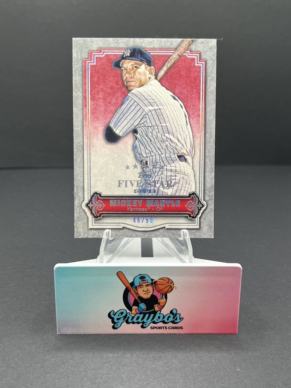 2012 Topps Five Star Club Mickey Mantle #FSC5 /50