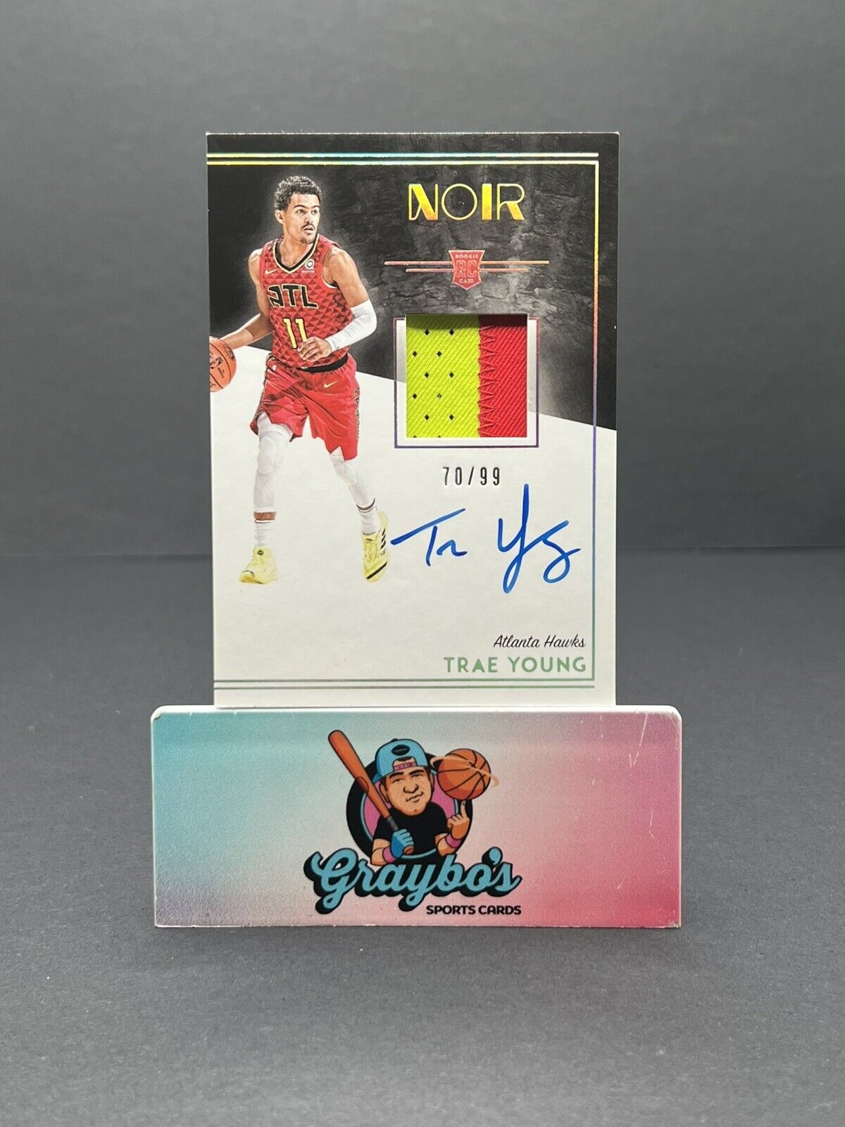 2018-19 Noir Trae Young RC Auto SP #/99 RPA ATLANTA HAWKS