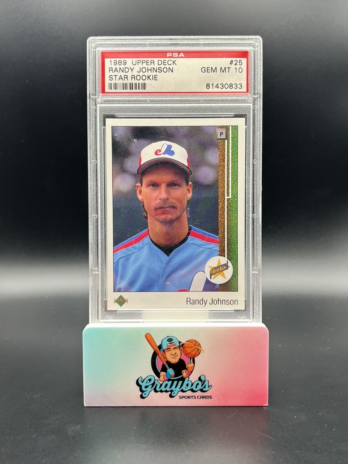 1989 Upper Deck Set-Break # 25 Randy Johnson Star Rookie PSA 10 GEM MINT