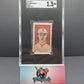 1926 W512 FRANK FRISCH #8 SGC 1.5 FR GRADED GIANTS HOF