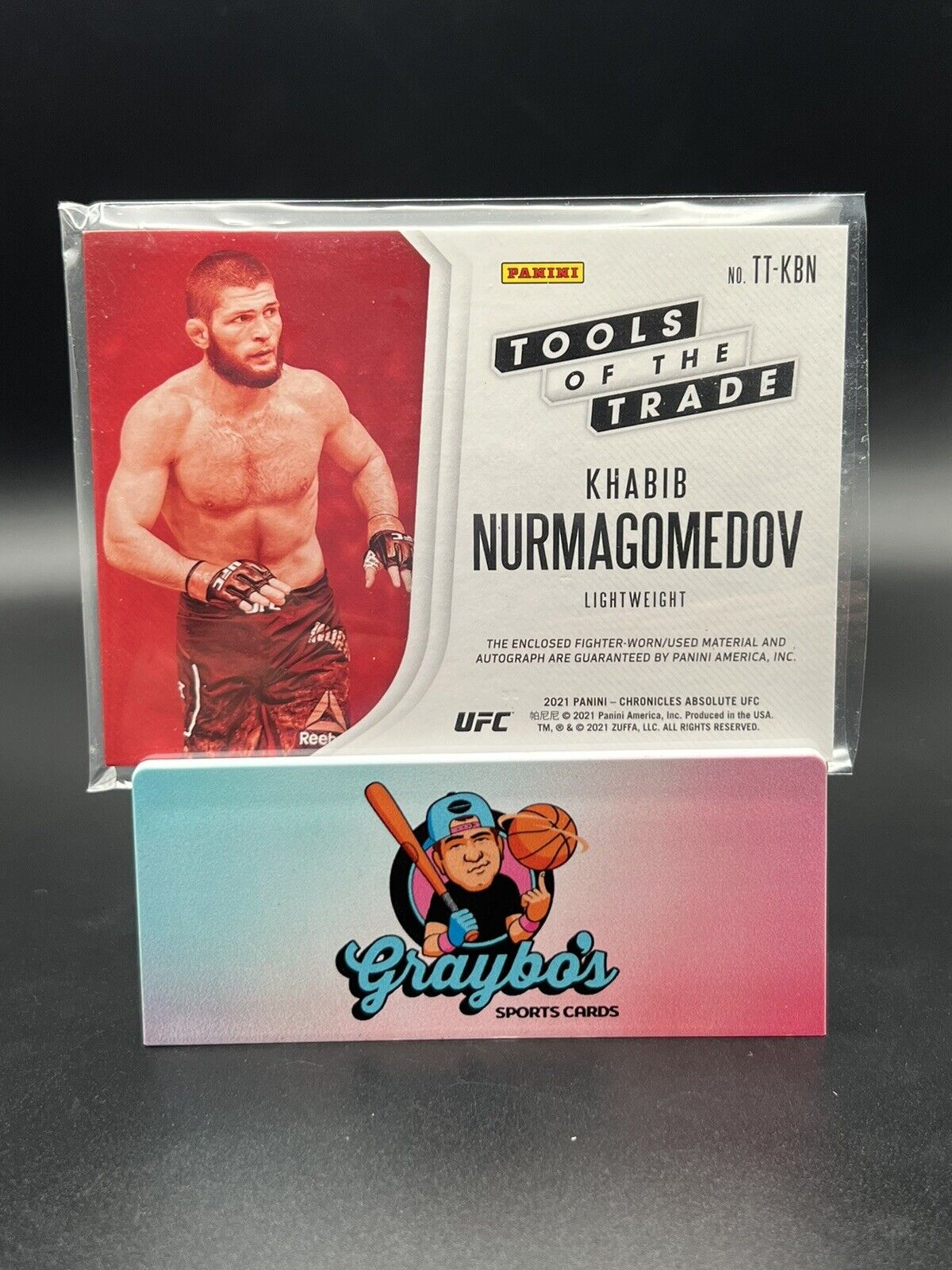 2021 UFC Chronicles Tools of the Trade Auto Khabib Nurmagomedov /49