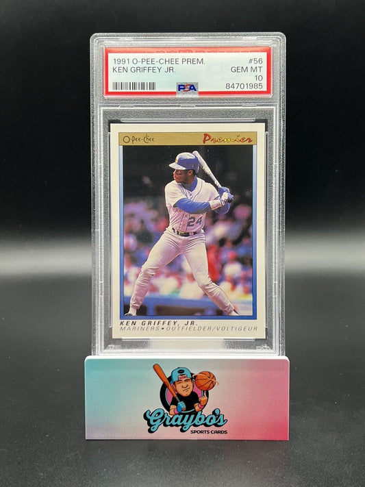 1991 O-Pee-Chee Premier #56 KEN GRIFFEY JR Mariners HOF PSA 10