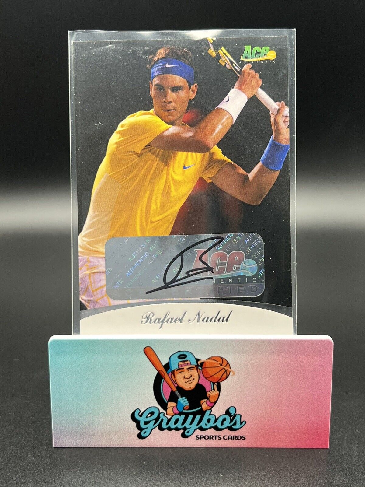 2010 Ace Authentic Tennis Aces Rafael Nadal AUTO /85