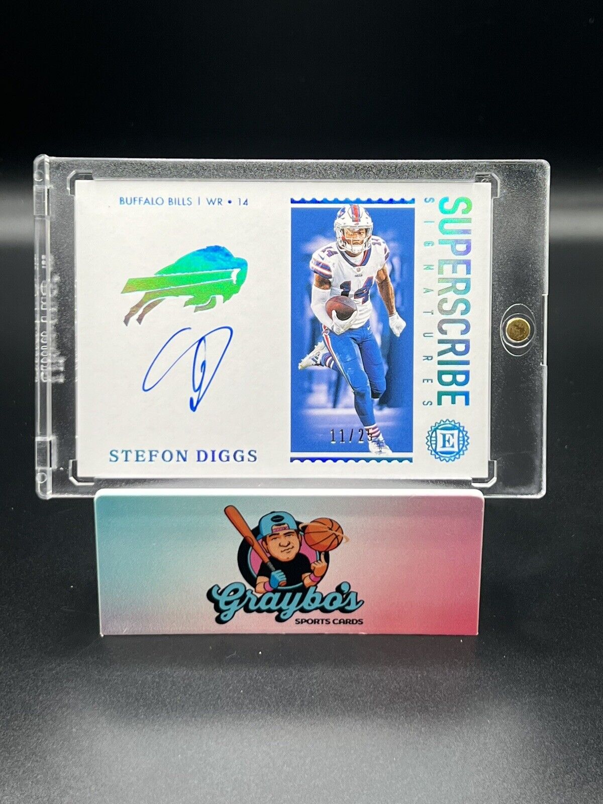 2020 Encased Buffalo Bills Stefon Diggs Superscribe Signatures Auto /25