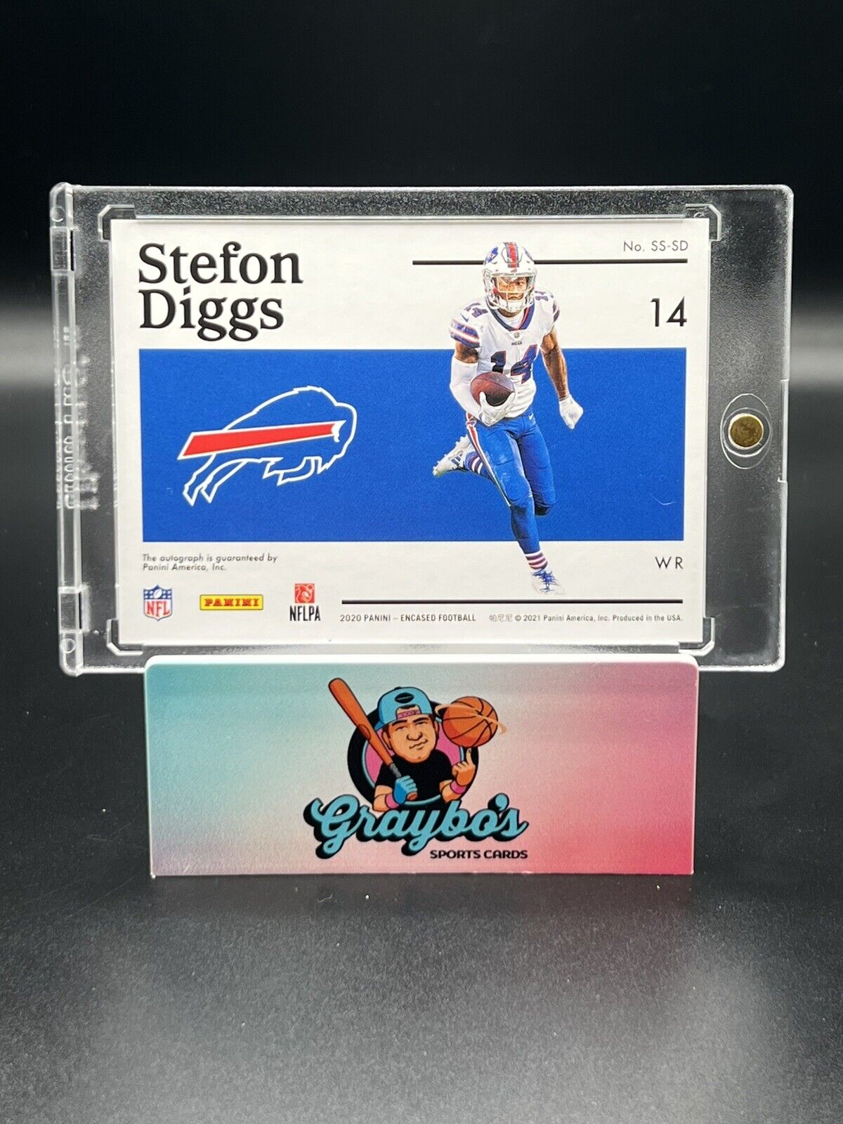 2020 Encased Buffalo Bills Stefon Diggs Superscribe Signatures Auto /25