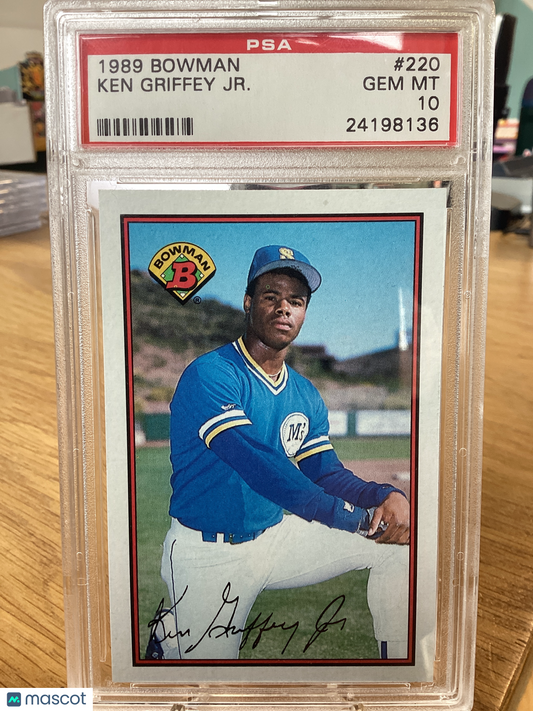 1989 Bowman Ken Griffey JR. #220 PSA 10