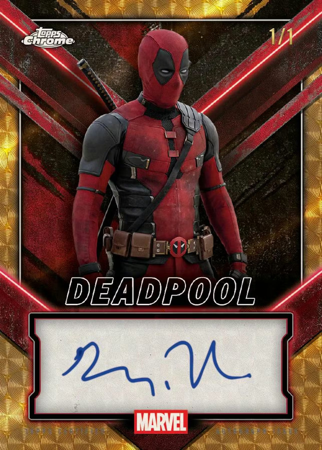 2025 Topps Chrome Deadpool Blaster Box