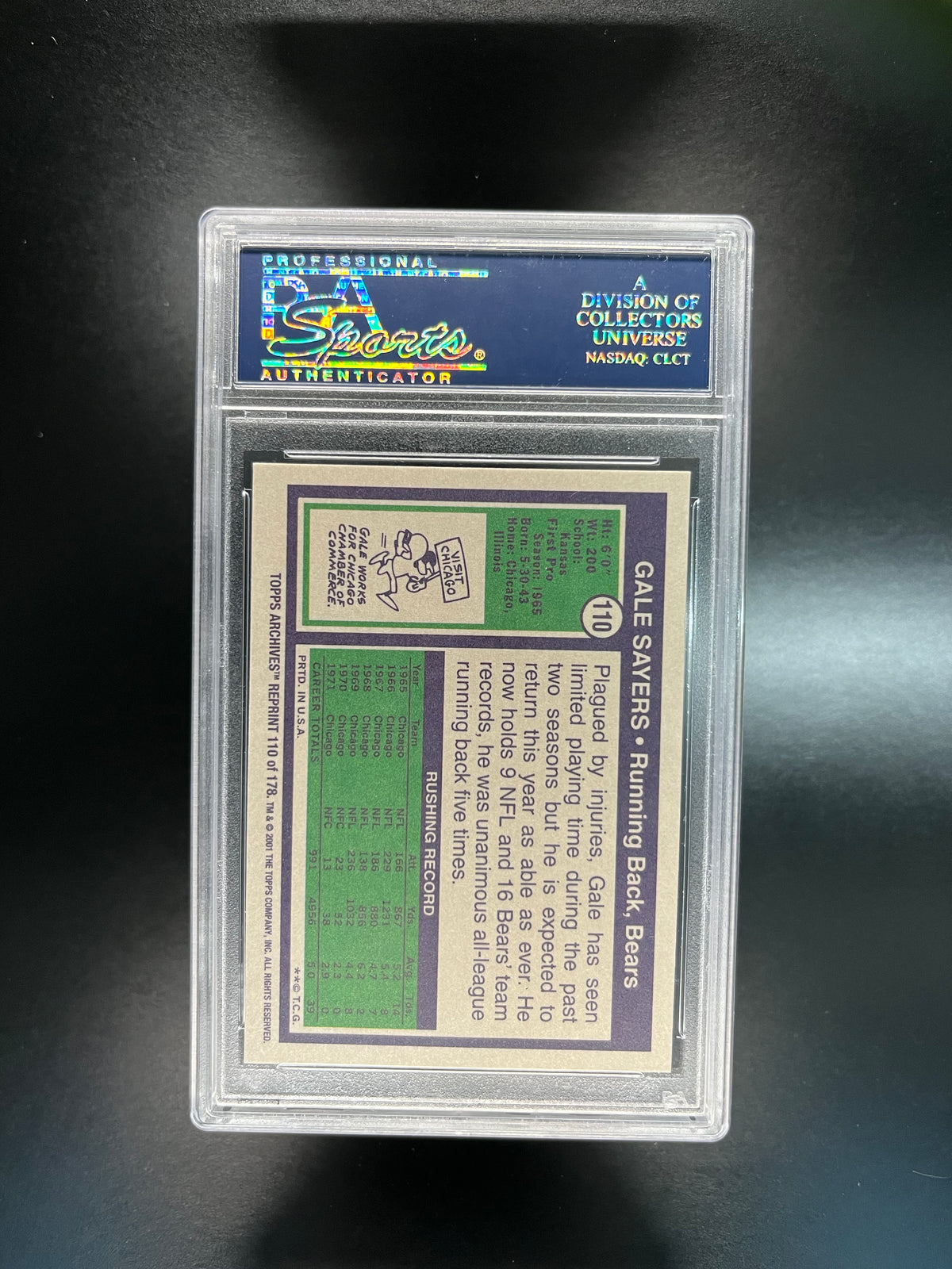 Gale Sayers PSA A