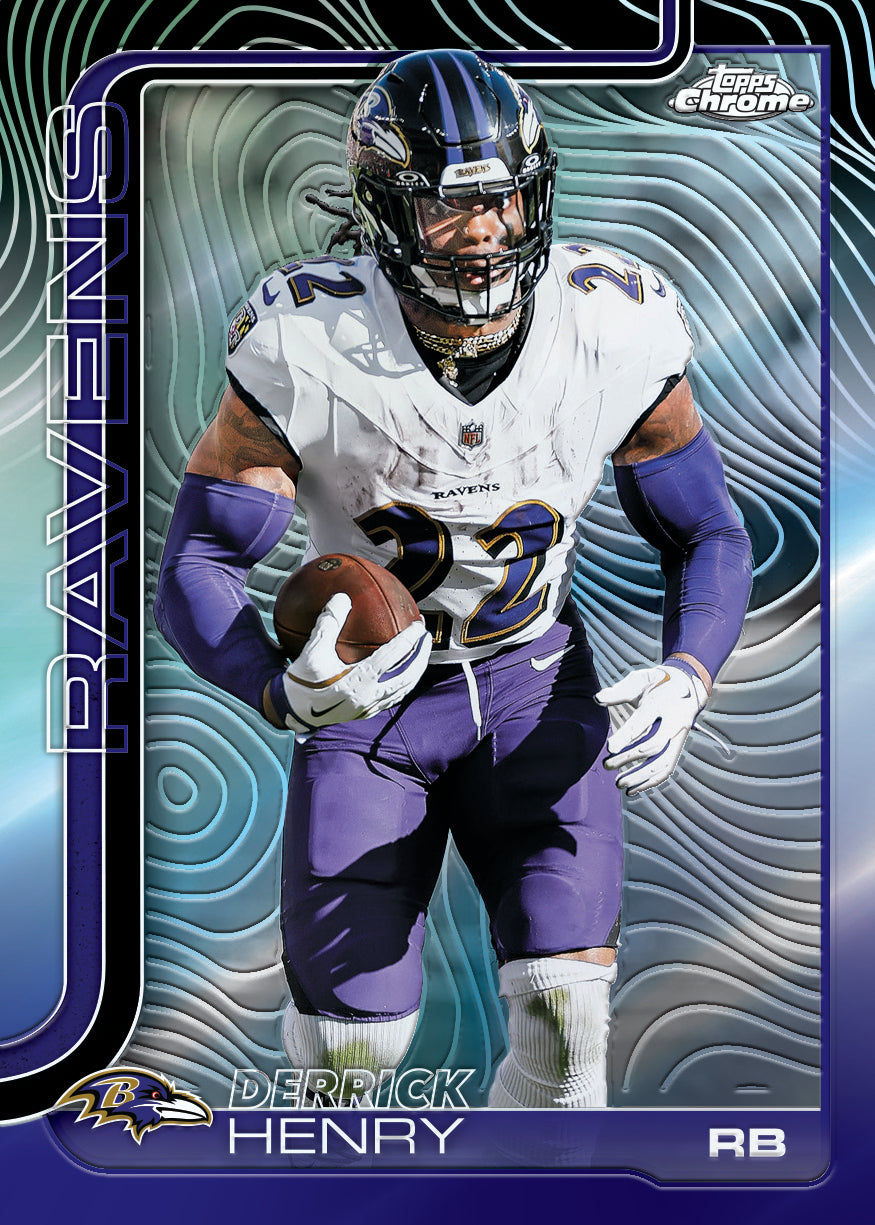 2025 Topps Chrome Football Hobby Box