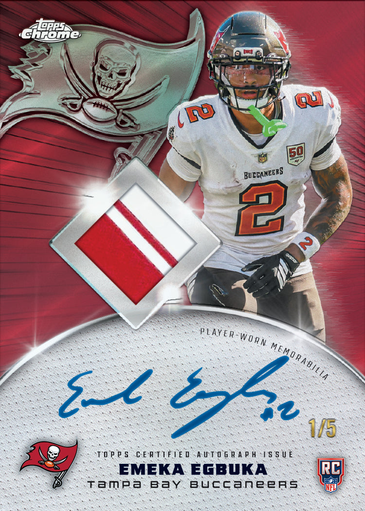 2025 Topps Chrome Football Hobby Box