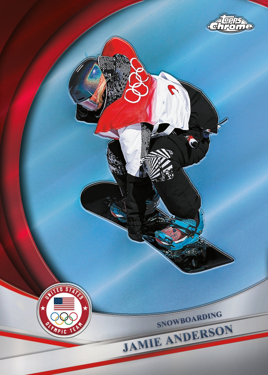 2026 Topps Chrome US Olympic & Paralympic Hopefuls Blaster Box
