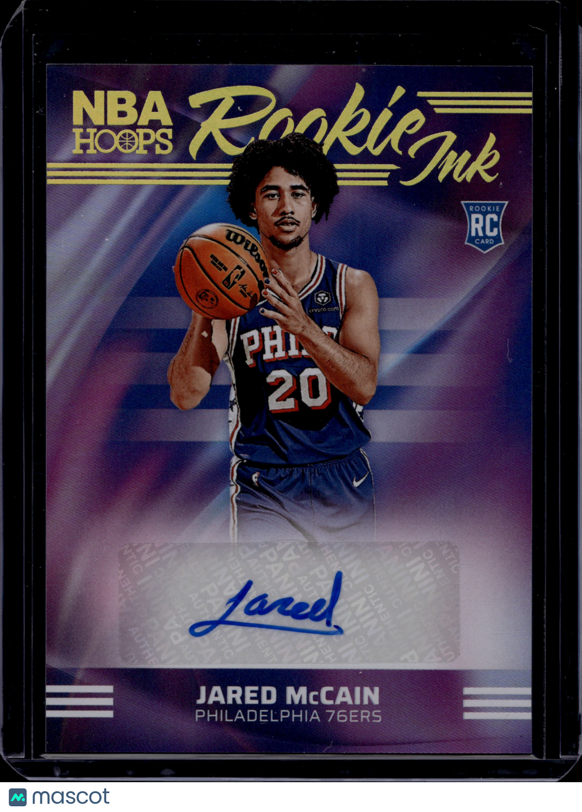 2024-25 Panini Hoops Rookie Ink Jared McCain #RI-JAR RC
