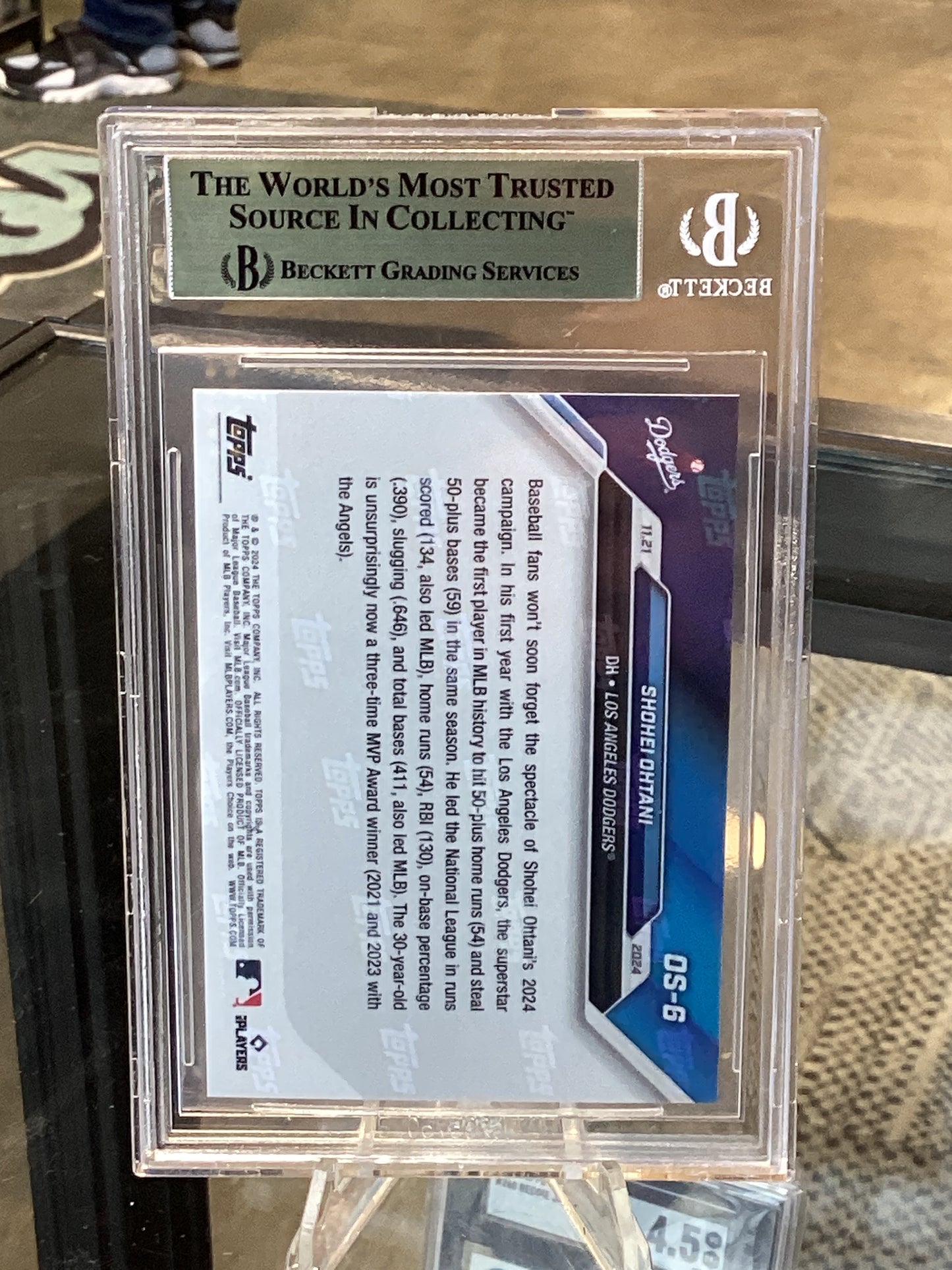 2024 Topps Now Offseason Shohei Ohtani #OS6 /72395 BGS 9.5