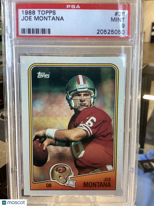 1988 Topps Joe Montana #38 PSA 9