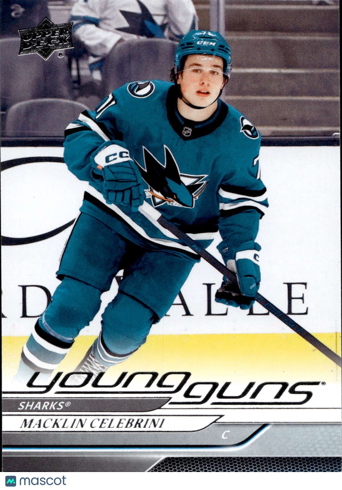 2024-25 Upper Deck Series 2 Young Guns Macklin Celebrini #451 (RC)