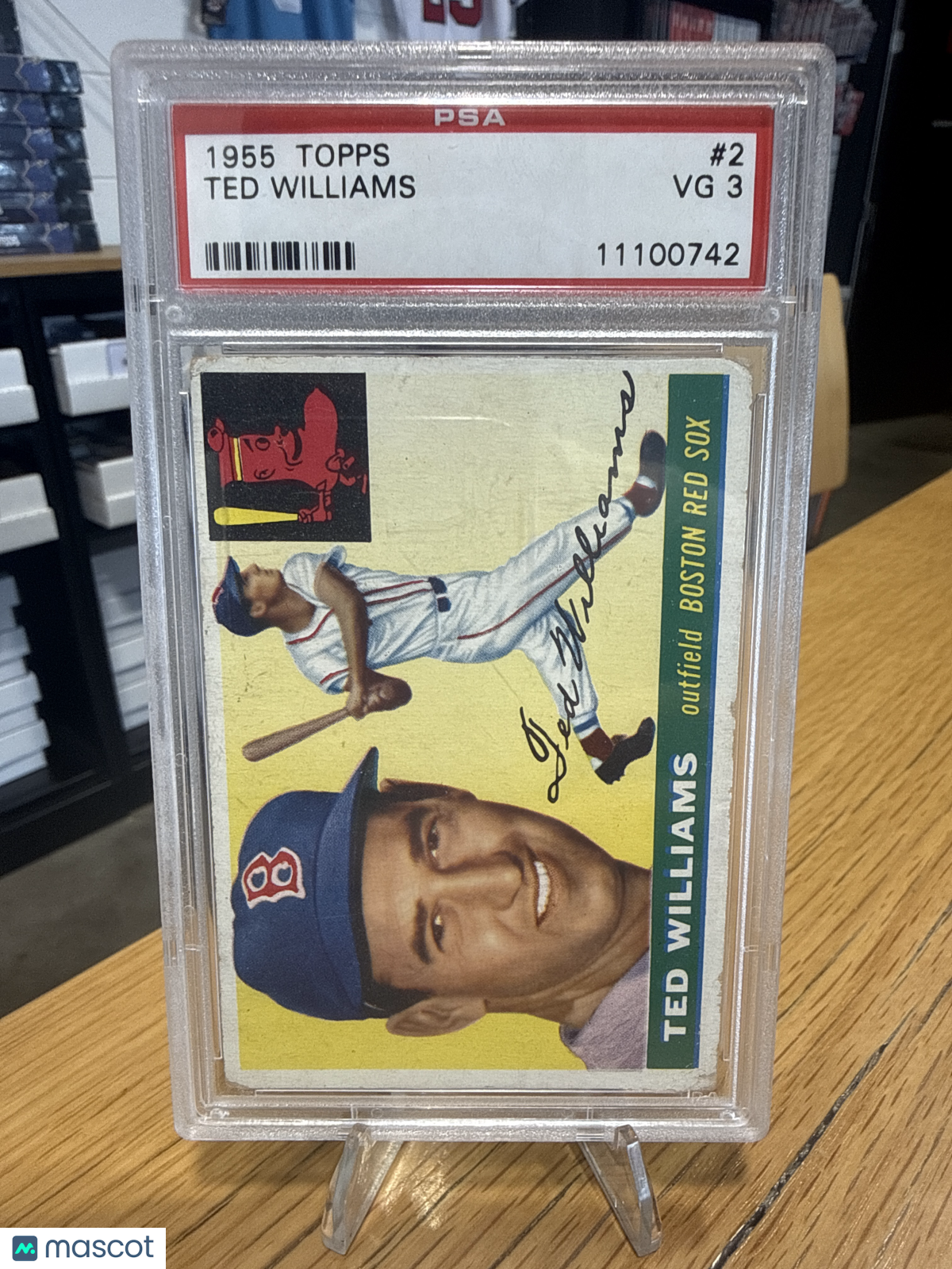 1955 Topps Ted Williams #2 PSA 3