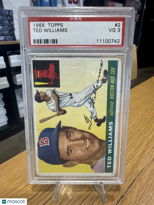 1955 Topps Ted Williams #2 PSA 3
