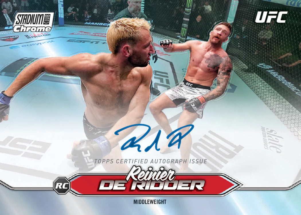 2025 Topps Stadium Club UFC Hobby Box (PRESALE)
