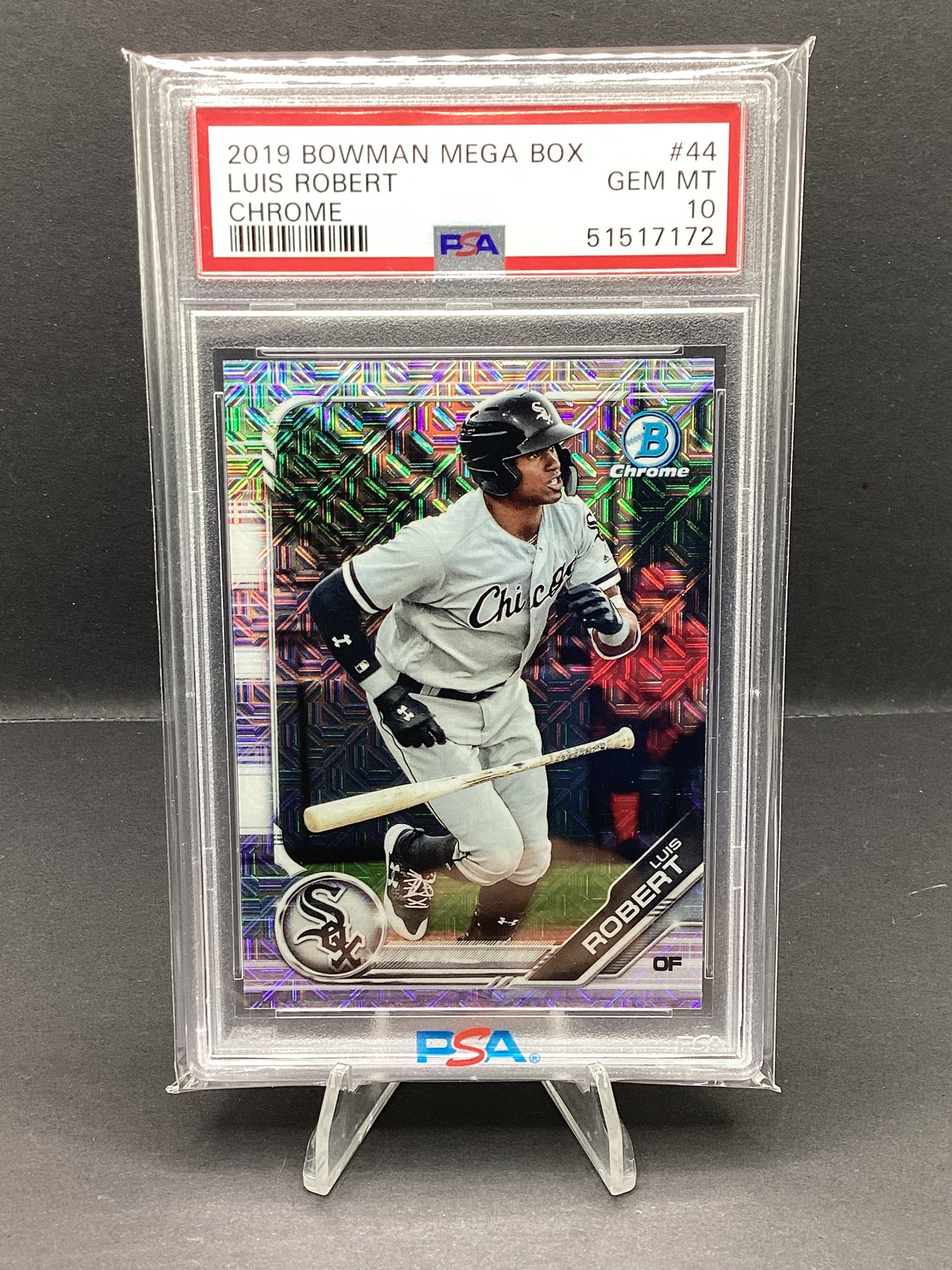 2019 Bowman Mega Box Chrome Luis Robert #44 PSA 10