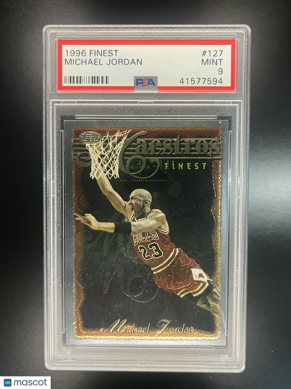 1996 Finest Michael Jordan #127 PSA 9
