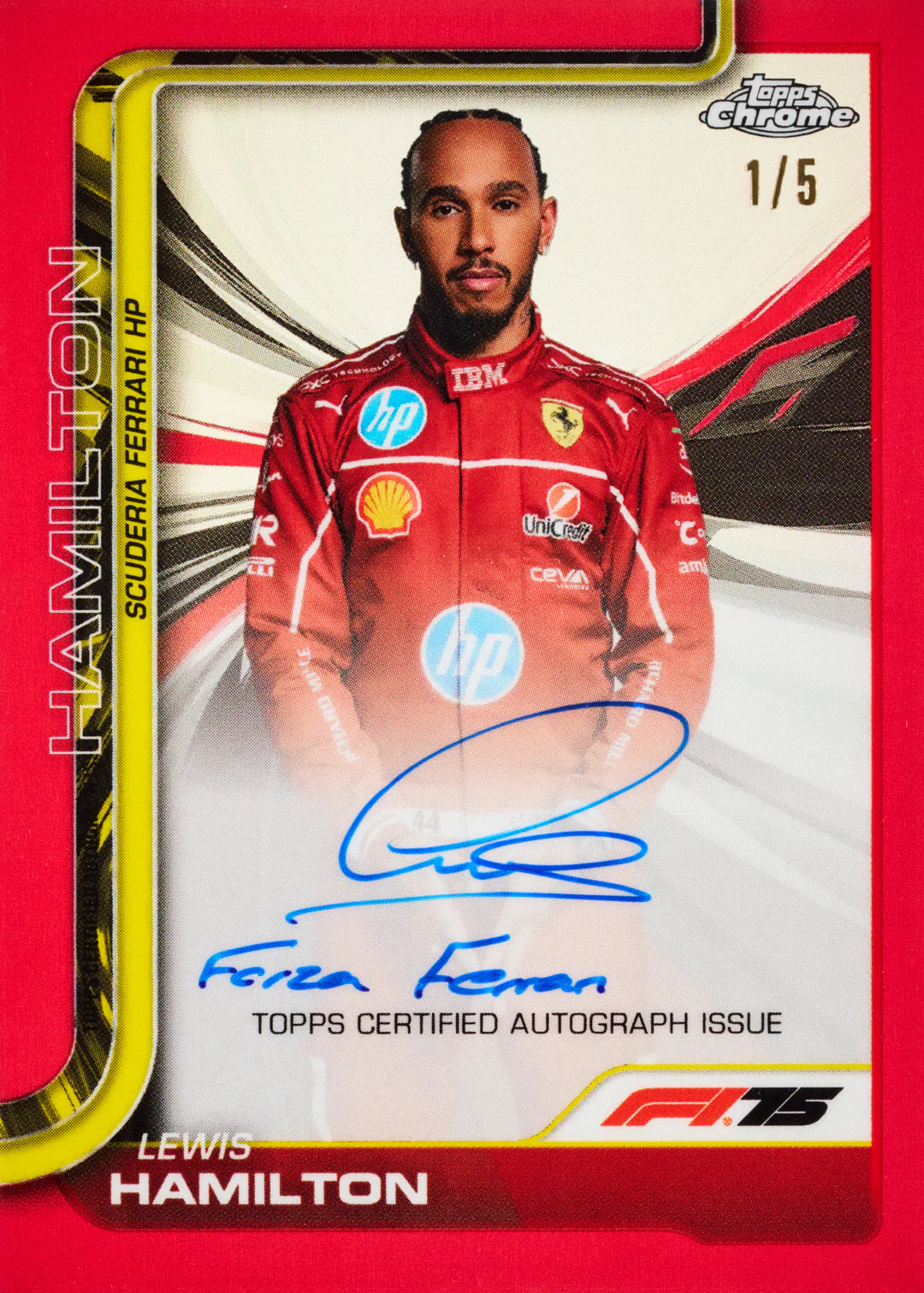 2025 Topps Chrome F1 Formula 1 Hobby Box (PRESALE)