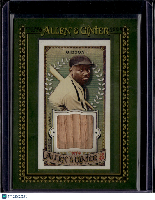 2024 Topps Allen & Ginter Josh Gibson #MFR-JG Game Used Memorabilia