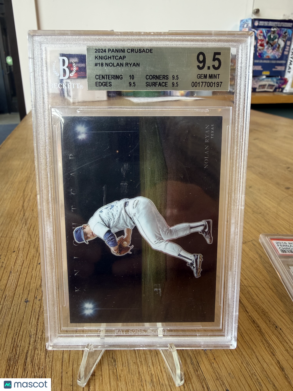 2024 Panini Crusade Knightcap Nolan Ryan #18 BGS 9.5