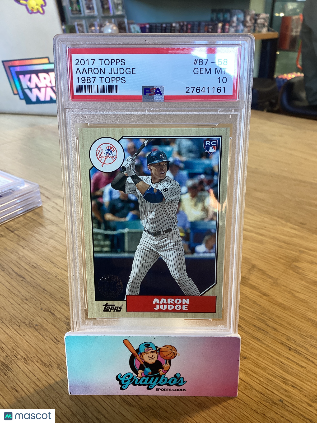 2017 Topps 1987 Topps Aaron Judge #87-58 PSA 10