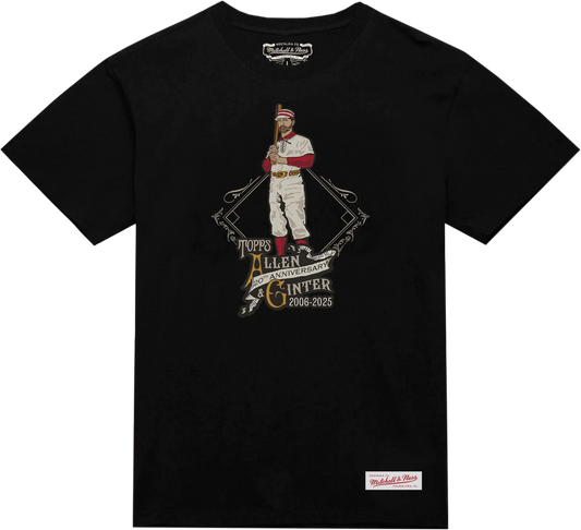 Topps Allen & Ginter Black Vintage Batter T-Shirt - Mitchell & Ness