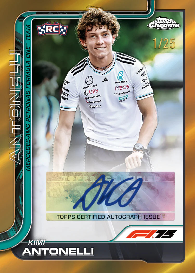 2025 Topps Chrome Formula 1 Racing Blaster Box (PRESALE)