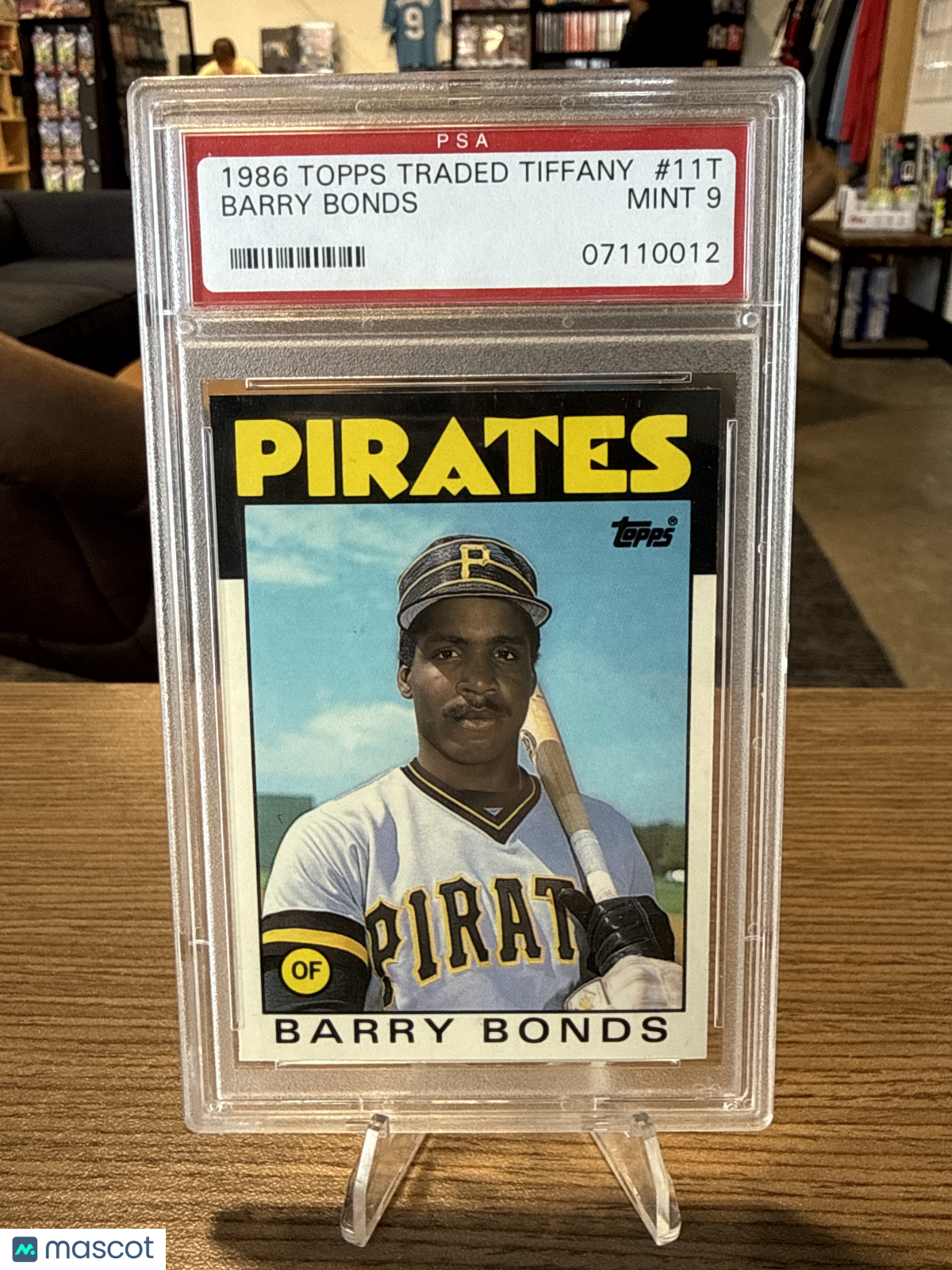 1986 Topps Traded Tiffany Barry Bonds #11T PSA 9