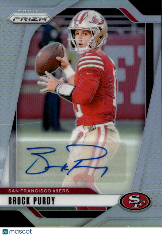 2024 Panini Prizm Football Brock Purdy Silver Auto #249